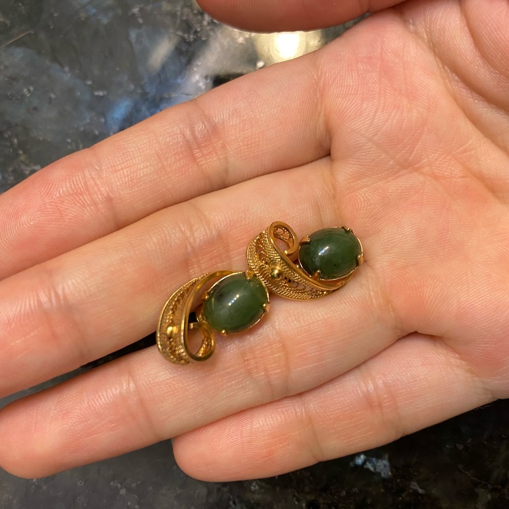 Jade Earrings
